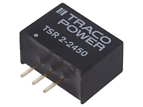 Tsr 2-2450 Wandler: Dc/Dc Ueing: 6,5-36VDC Uausg: 5VDC Iausg: 2A SIP3 TSR2 Traco-image