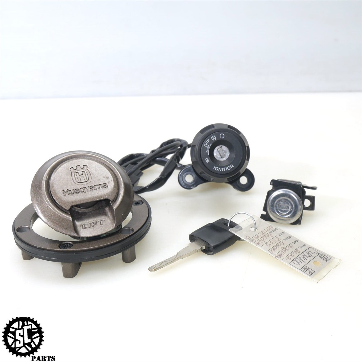 22-25 HUSQVARNA NORDEN 901 LOCK SET IGNITION SWITCH ECU KEY