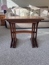 Mid Century G Plan Fresco Nest Of Tables With Curved Stretchers 3 Tables UK