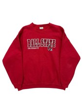 Lee Heavyweight Ball State University Red Crewneck Sweatshirt - Size XL