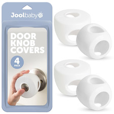Door Knob Child Safety Covers 4 Pack Prevent Kids from Opening Doors Easy to