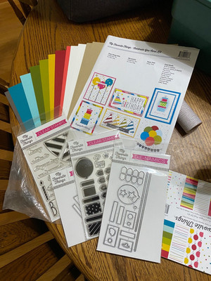 My Favorite Things - Celebrate You Card Kit- Retired MFT Brand New