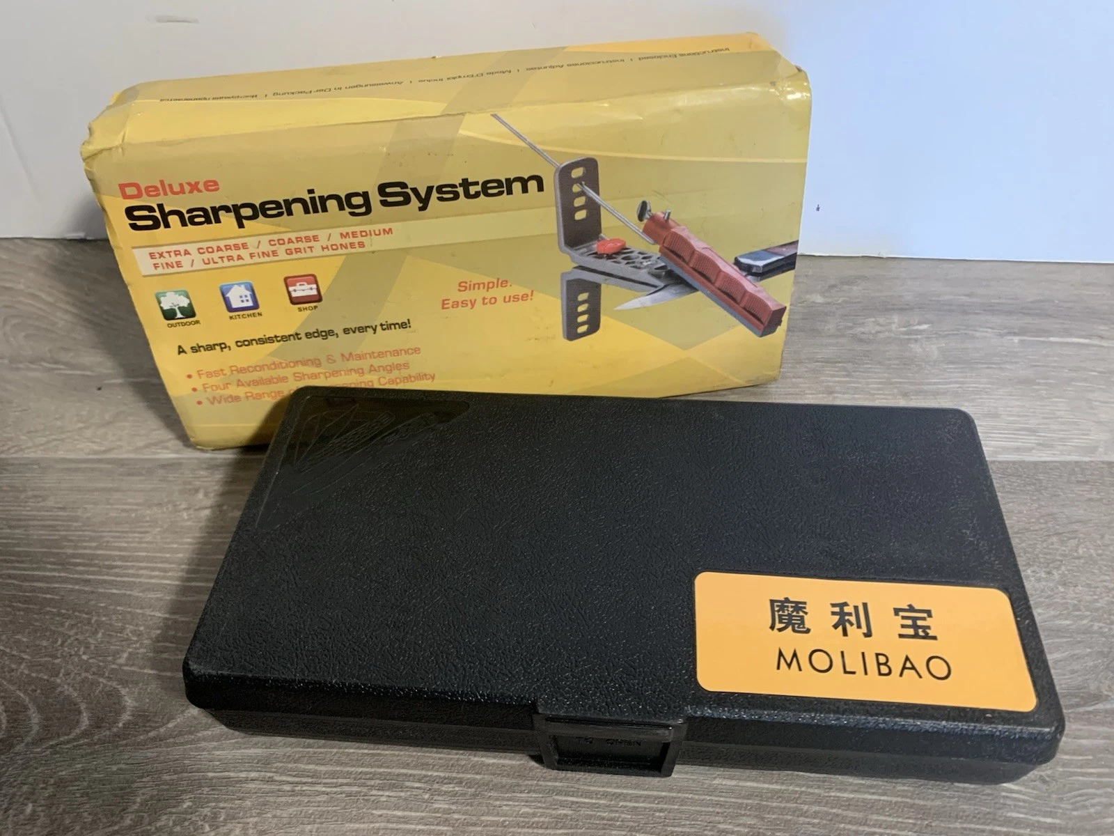 Deluxe Knife Sharpening System - Pack of 5 - Molibao Knife Sharpeners
Opens in a new window or tab