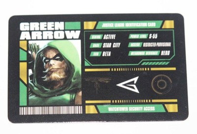 Green Arrow Justice League Watchtower Security Access ID Card JLA DC Comic Promo