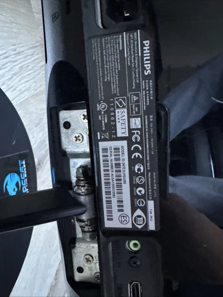 Philips Monitor 24 Zoll 1920 x 1080 Full HD Schwarz - Bild 2 von 4