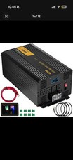 Pure Sine Wave Inverter Power Inverter 3500W DC12V to AC120V Inverter LCD