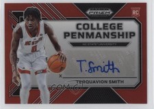 2023 Prizm Draft Picks College Penmanship Red 59/149 Terquavion Smith Auto 0v2h