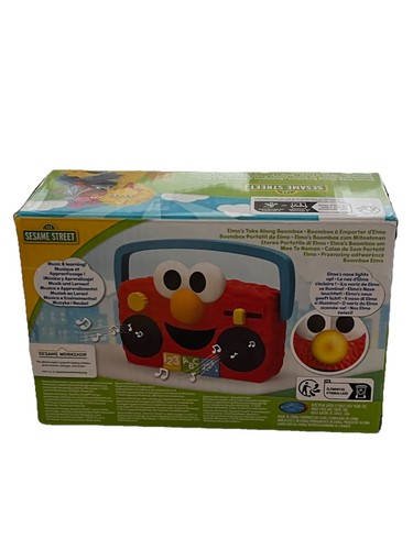 Just Play Sesame Street Elmo Take Along Mini Boombox Kids Toys for Ages 2 Up