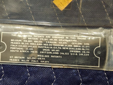 Mg Engine Metal Valve Cover Badges Mg Patent Plates 408-810
