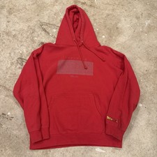 Dragon Ball Z X Primitive Hoodie Mens Medium Red Red Faded Distressed 
