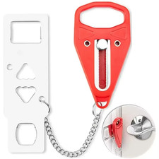 1Pc Portable Travel Safety Door Lock, Suitable for Travelers and Families, Unive