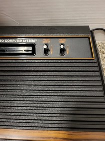 Atari 2600 with Paddles Controllers and 4 Games Untested for Parts Cx-2600a Read