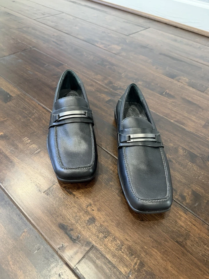 Calvin Klein Men’s Loafer – US 10 – Black Leather – Brand New - Image 2 of 4