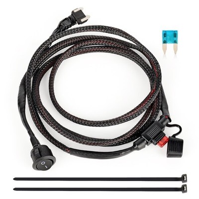 66.9'' Universal Fuse Bypass Switch Kit - Relay & Fuse Switch for Easy Installati