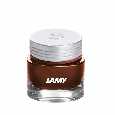 LAMY Tinte braun/topaz 500 crystal ink 30 ml Tintenglas/Konverter/Füller T53