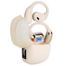 Wireless V5.4 Open Ear Earbuds with Earhook LED Display Charging Case IPX5 Water