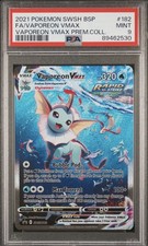 PSA 9 Vaporeon VMAX SWSH182 Black Star Promo Pokemon Card Full Art Holo on eBay