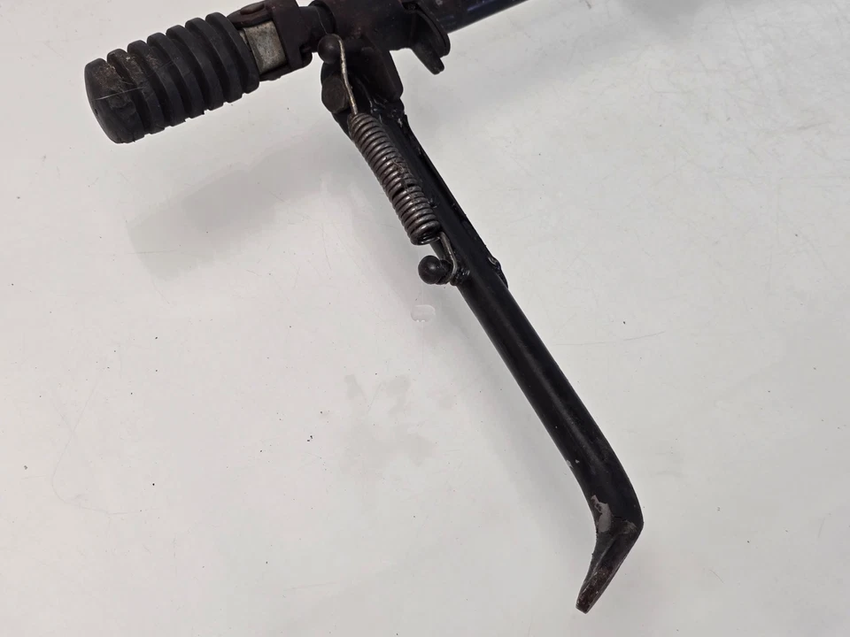 Yamaha AT1 1969 125 estriberas reposapiés soportes con soporte lateral OEM Enduro Foto 2 de 4