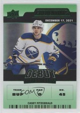 2022 Credentials Debut Ticket Access Green 3/25 Casey Fitzgerald Rookie RC 1tf0