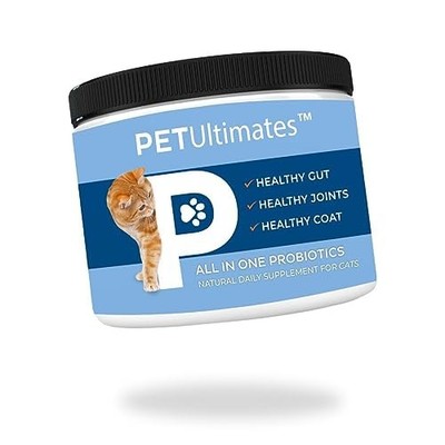 Pet Ultimates 20-Strain Probiotic Powder for Cats - Digestive & Gut Health