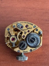 VINTAGE LADIES LUCIEN PICCARD WRISTWATCH MOVEMENT CAL. LP38 KEEPING TIME 17J