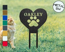 Custom Pet Memorial Plaque Personalized Gifts for Pet Loss Pet Garden Stake