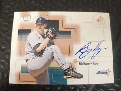 BILLY ''BILLY The KID'' WAGNER 1999 SP Signature HOF On Card Auto: Houston Astros 