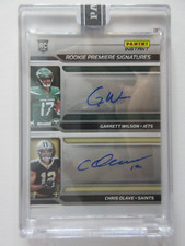 2022 Panini Instant NFL Rookie Premiere Signatures Chris Olave RC Auto SSP 8/10