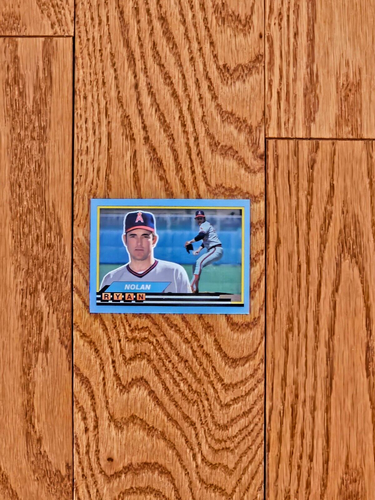 2021 Topps Archives Nolan Ryan #89BF-6 California Angels 1989 Topps Big Foil - Picture 3 of 6