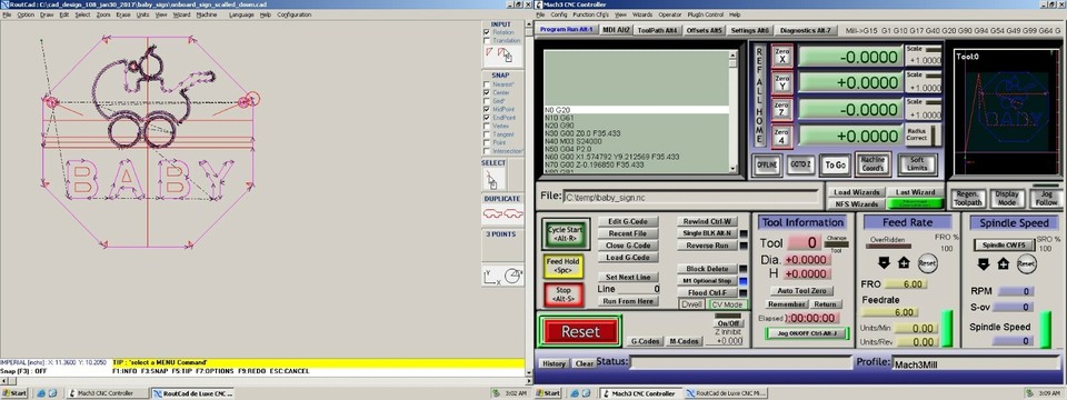 CAD CAM Software Luxe CNC Mill Mach3 EMC2 Fanuc G-Code with tutorial ...
