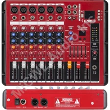 6 Channel Bluetooth Microphone DSP Digital Effect Mixer Mixing Console Equipment