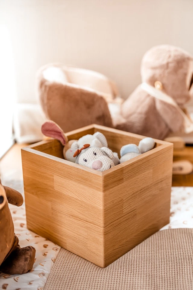 Aufbewahrungsbox in Eiche ohne Deckel - Bild 3 von 4