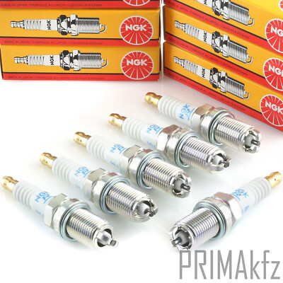 6 NGK 5649 BKR6EKE Zündkerzen für Smart (450) City-Coupe Cabrio 1998 - 2004 MC01