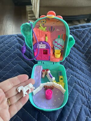 Polly Pocket World Cactus Cowgirl Ranch Micro Playset 2019 Mattel Horse 