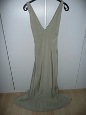 LAURÈL Designer Seidenkleid elfenbeinfarben Größe 38/40 – traumhaft elegant!