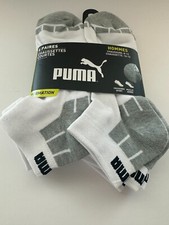 Puma Formation 6 PACK TRAINING LOW CUT Socks Shoe Size 8-12 Free Ship Brand New
