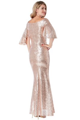 champagne glitter bridesmaid dresses Champagne Bridesmaid Dresses Satin Mismatched – Lisposa main image 0