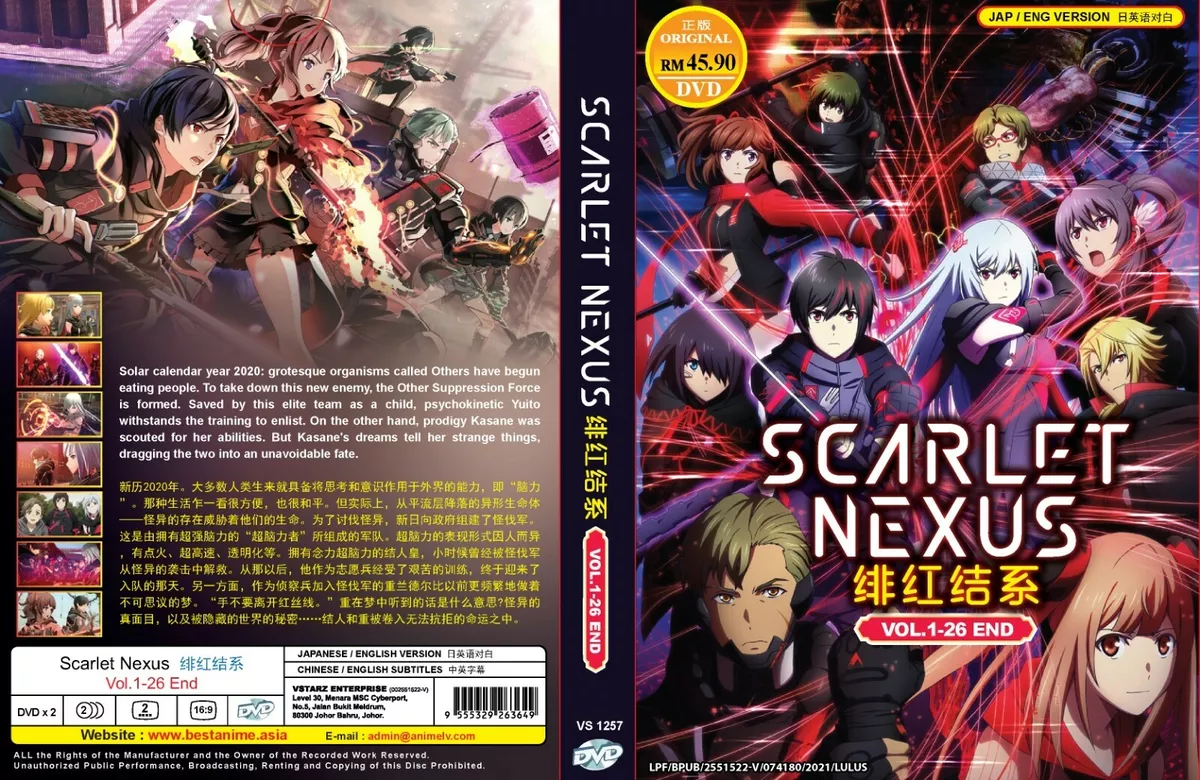 Scarlet Nexus: anime ganha novo trailer, pôster e data de estreia