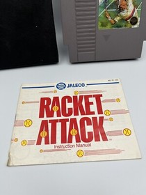 Racket Attack (Nintendo Entertainment System, 1988) NES Game w/Manual Excellent
