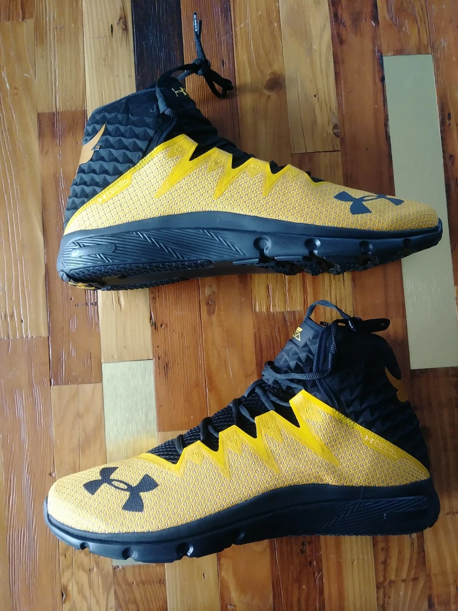 Under Armour Rock Dwayne Johnson Sample PE DeltaTraining Shoes Yellow 15