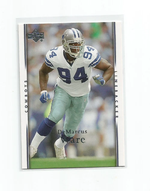 DeMARCUS WARE (Dallas Cowboys) 2007 UPPER DECK CARD #50 - Image 2 of 2