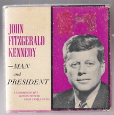 JOHN FITZGERALD KENNEDY - MAN and PRESIDENT, 8mm FILMS, CASTLE FILMS 196