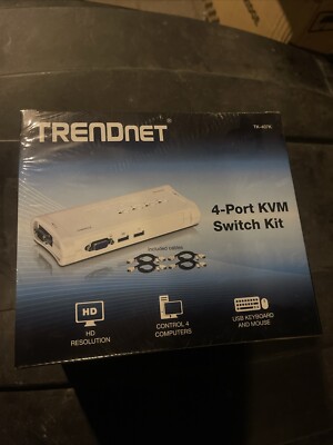 TRENDnet TK-407K 4-Ports KVM Switch Kit