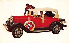 Boisson 7up Classique Auto Hubba-Hubba Tirages au Sort Carte Postale