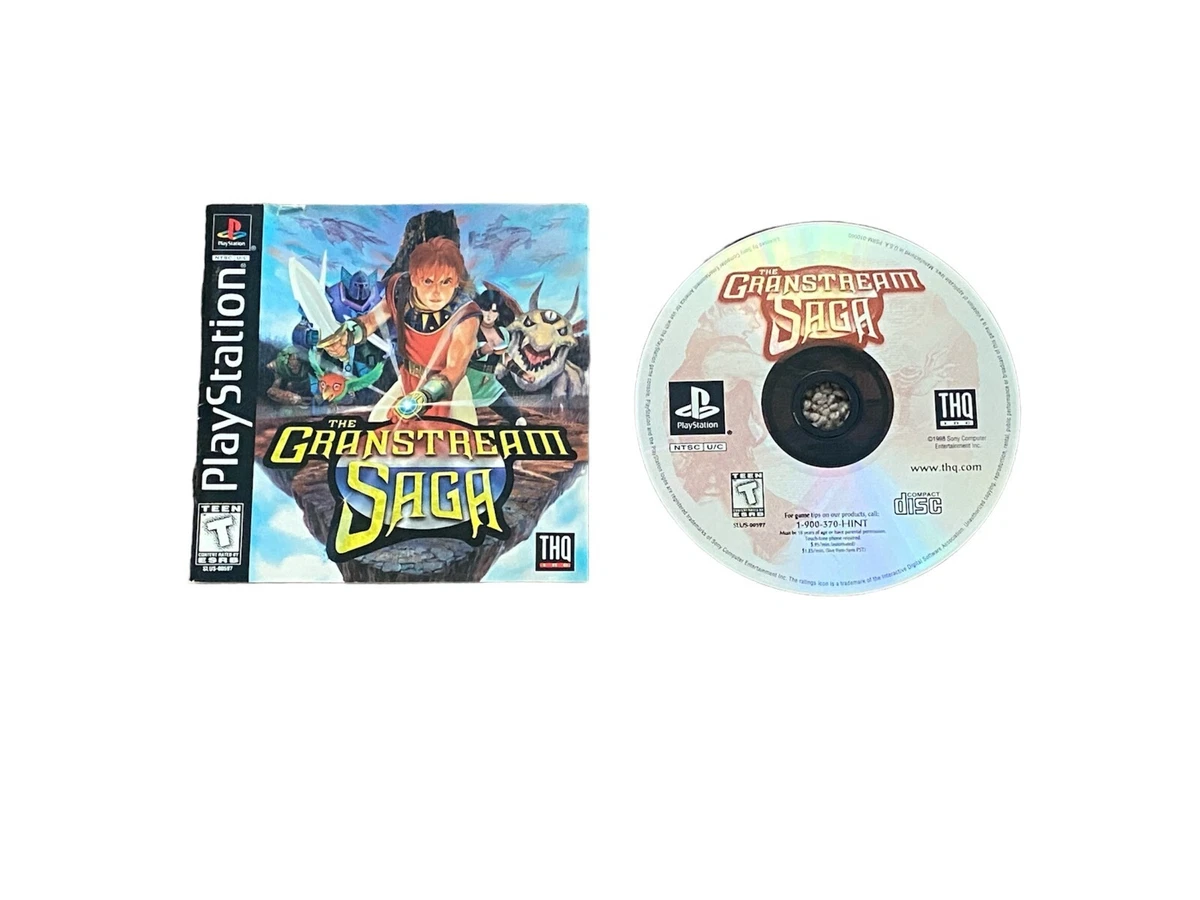 Jeu PS1 The Granstream Saga - PlayStation 1 - État Correct (boîte à Changer, Sans Notice)