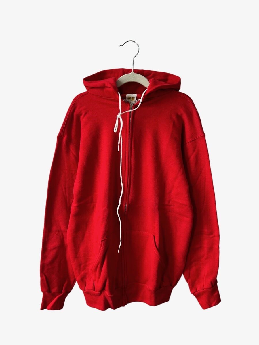 vintage russell athletic zip hoodie sweatshirt youth size L vintage russell athletic zip hoodie sweatshirt youth size L