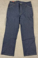 Red Kap Straight  Mid Rise Blue Jeans Denim Men’s Size 36x30 (34x29) NWT (#9)