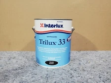 Interlux YBA063 Trilux 33 Black Antifouling Boat Paint 1 Gallon Slight Rust