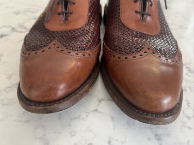 ALLEN EDMONDS Hampstead Oxford Leather Shoes, Size 9.5 D ALLEN EDMONDS Hampstead Oxford Leather Shoes, Size 9.5 D