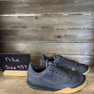 Kids Childrens Nike Kobe Mentality Black Basketball Shoes
